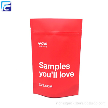 Ziplock Kraft Paper Stand Up Pouch Bag